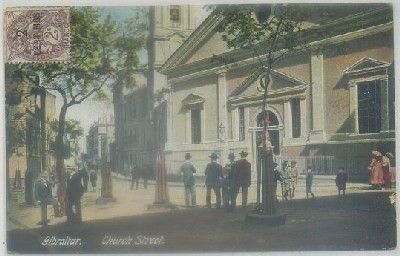 POSTAL ANTIGUA DE GIBRALTAR. CHURCH STREET
