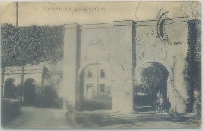 POSTAL ANTIGUA DE GIBRALTAR. SOUTH-PORT GATES