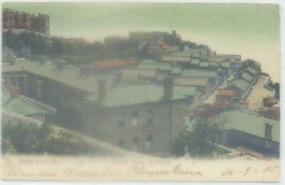 POSTAL DE GIBRALTAR. BUENA VISTA BARRACKS