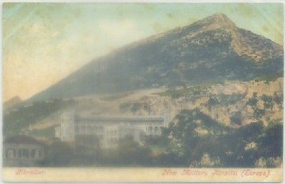 POSTAL DE GIBRALTAR. NEW MILITARY HOSPITAL