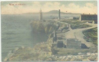 POSTAL DE GIBRALTAR. STRAIT OF GIBRALTAR