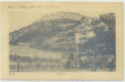 POSTAL DE GIBRALTAR. ROTTERDAMSCHE LLOYD Nº 9