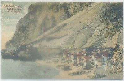 POSTAL DE GIBRALTAR. CATALAN BAY FROM NORTH