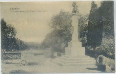 POSTAL ANTIGUA DE GIBRALTAR. THE MONUMENT OF THE DUKE OF WELLINGTON
