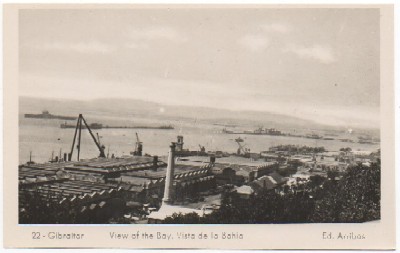 POSTAL ANTIGUA DE GIBRALTAR. SOUTH PORT GATES