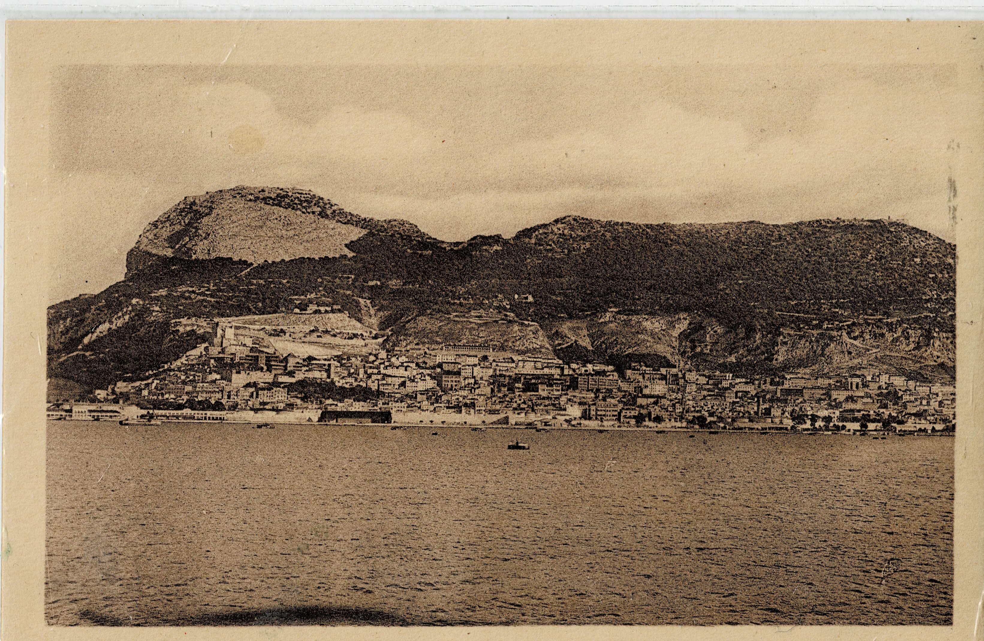 POSTAL ANTIGUA DE GIBRALTAR. PEÑON DE GIBRALTAR