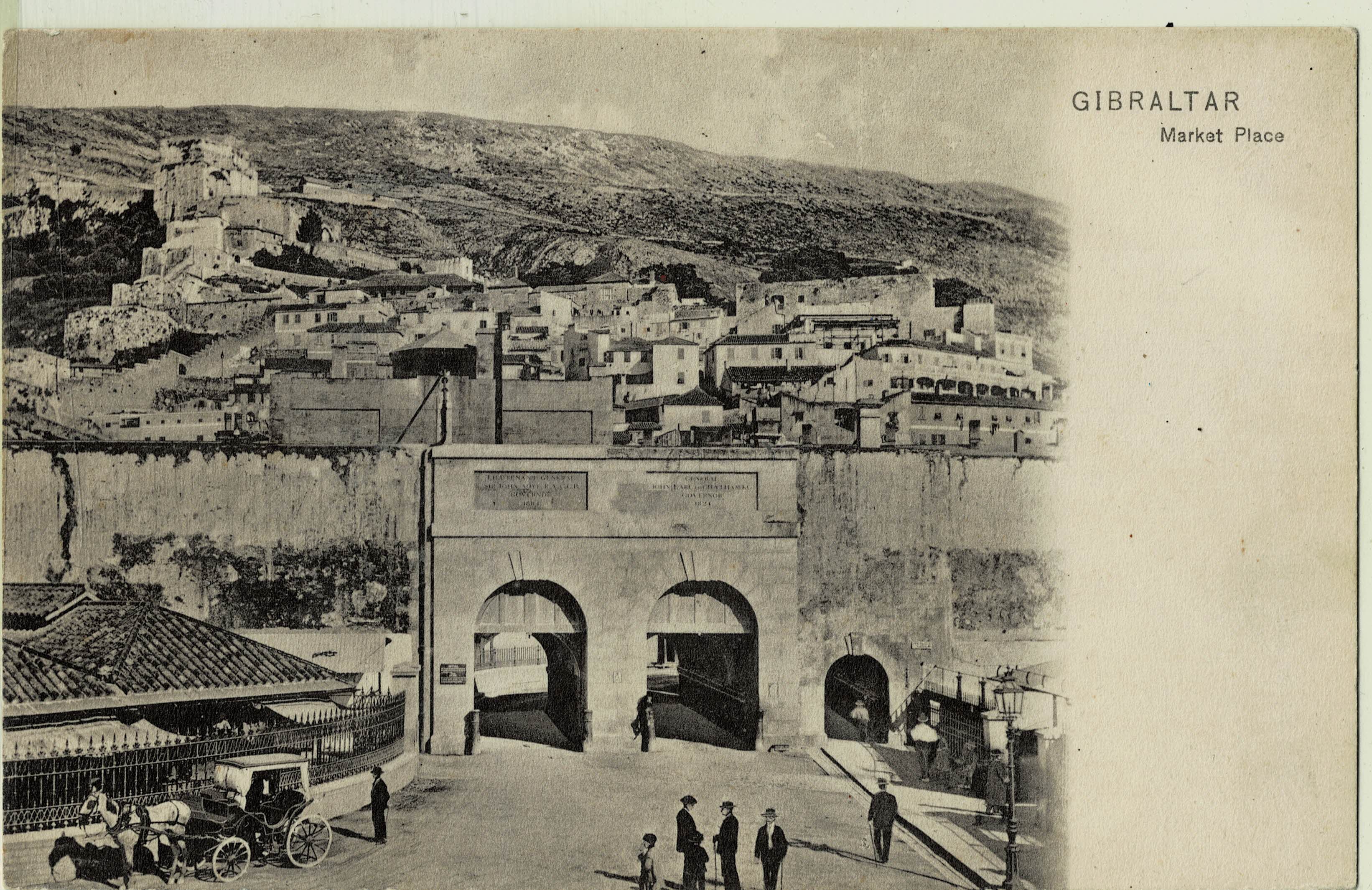POSTAL ANTIGUA DE GIBRALTAR. MARKET PLACE