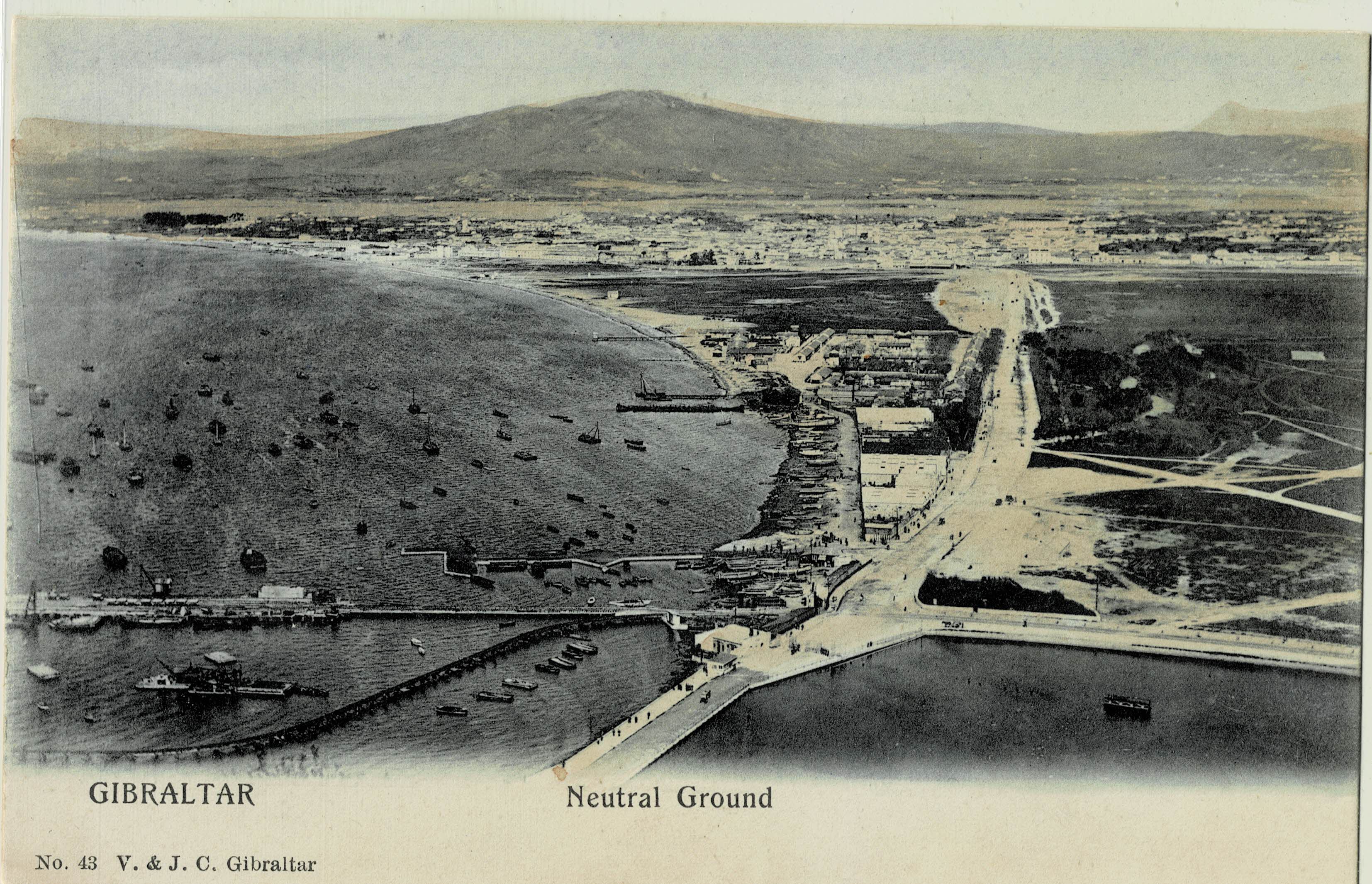 POSTAL ANTIGUA DE GIBRALTAR. NEUTRAL GROUND