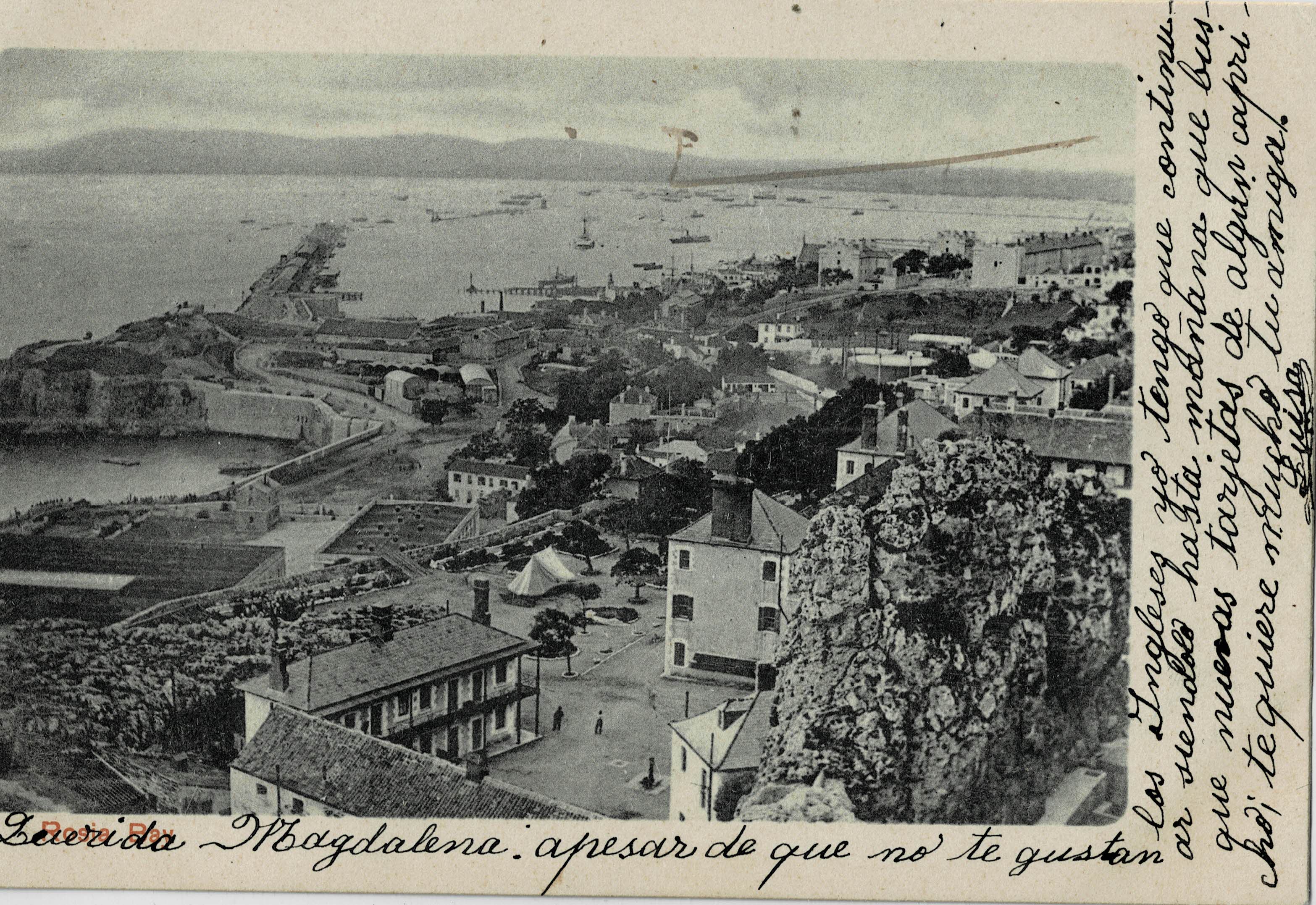 POSTAL ANTIGUA DE GIBRALTAR. ROSIE BAY