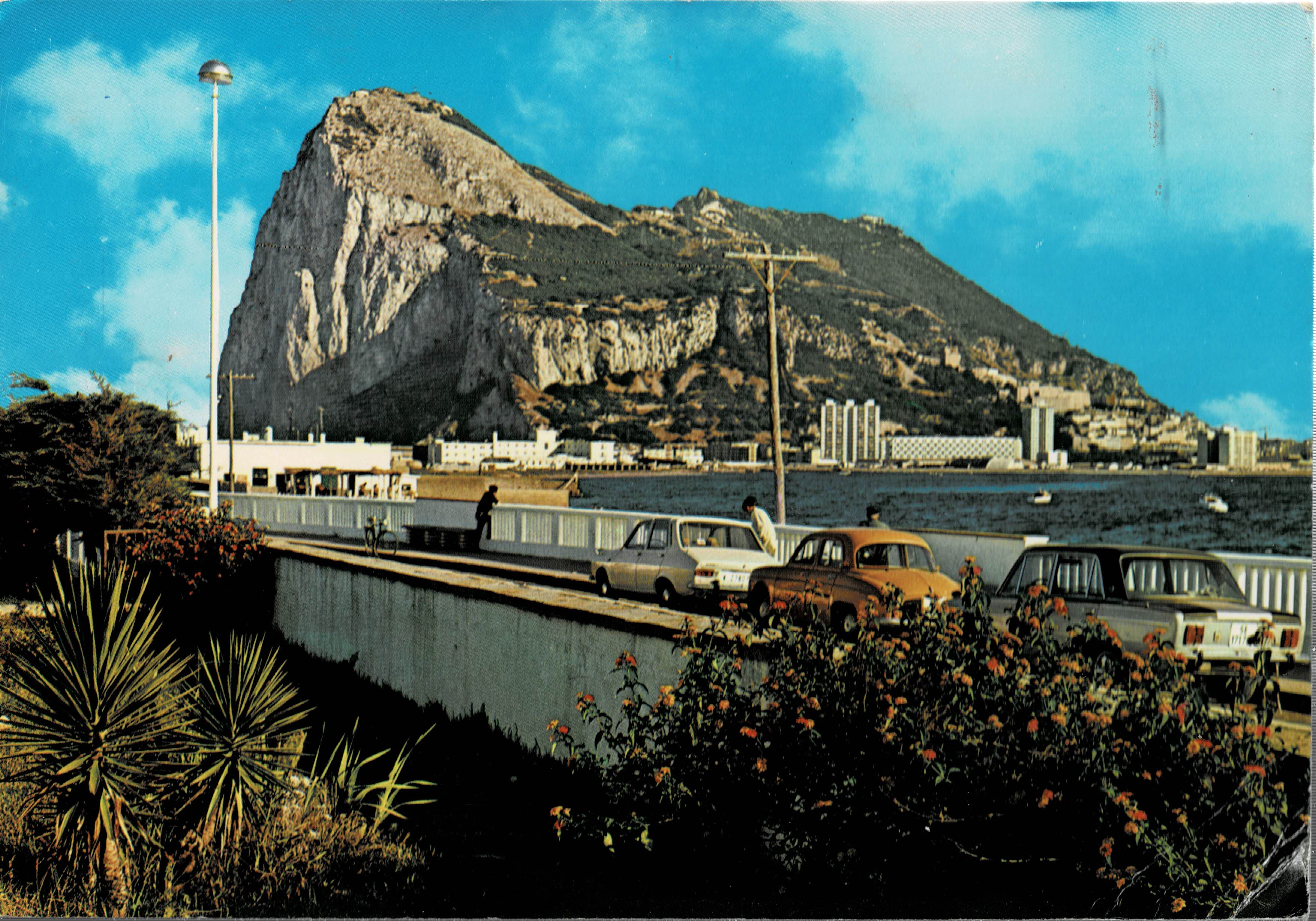 POSTAL MODERNA DE GIBRALTAR. VISTA PARCIAL DEL PEÑON