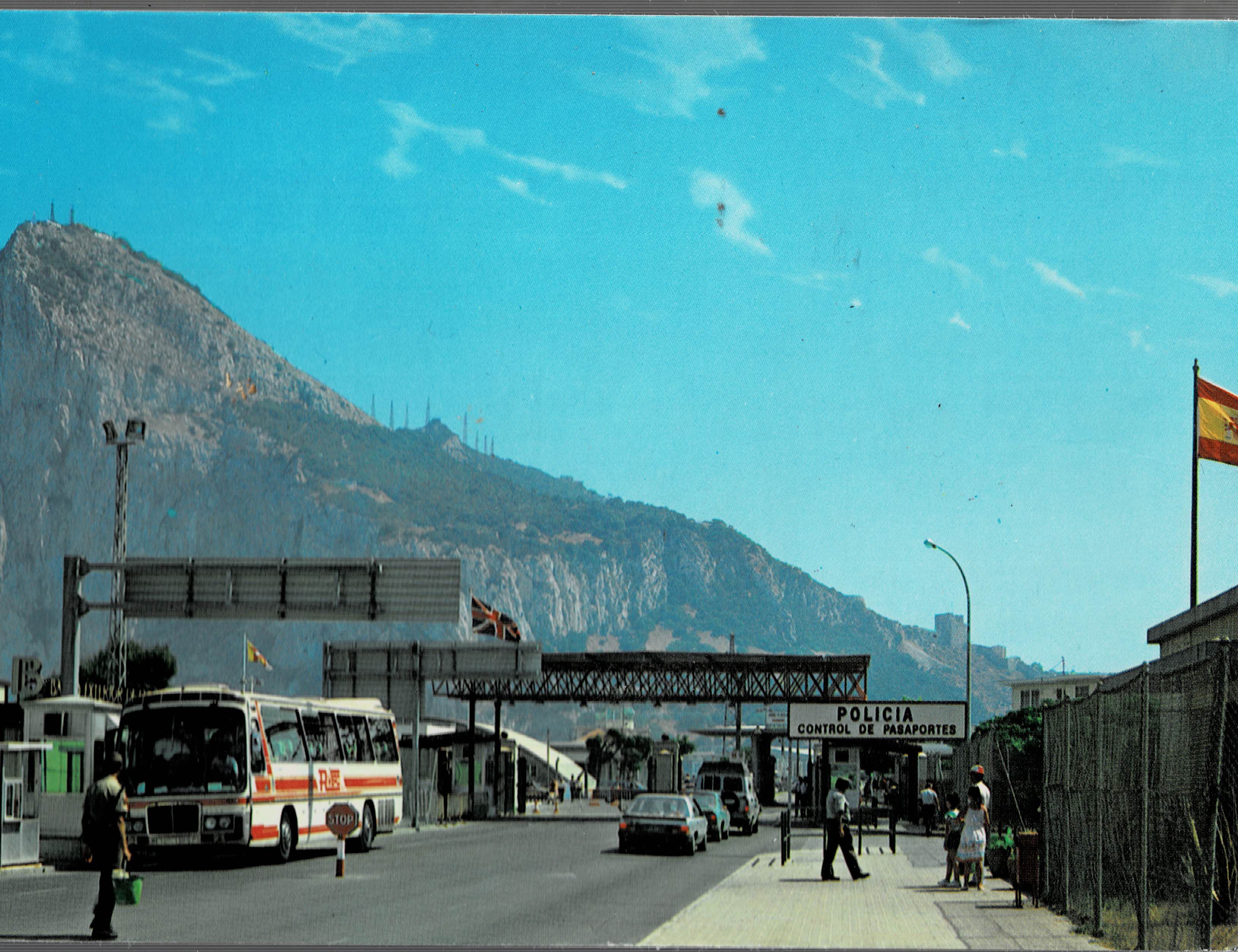 POSTAL MODERNA DE GIBRALTAR. LA LINEA DE LA CONCEPCION. FRONTERA ESPAÑA-GIBRALTAR