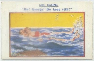 POSTAL INGLESA DE HUMOR. ¡OH GERGER! DO KEEP STILL!N Nº 784