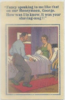 POSTAL INGLESA DE HUMOR. FANCY SPEAKING TO ME LIKE THAT… Nº 587