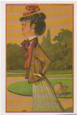 POSTAL DE HUMOR. REPRODUCCION