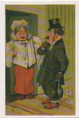 POSTAL DE HUMOR. REPRODUCCION