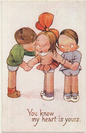 POSTAL DE HUMOR. YOU KNOW MY HEART IS YOURS