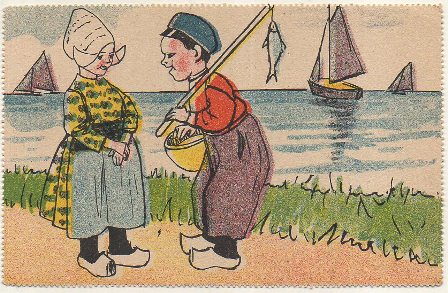 POSTAL DE HUMOR. HABLANDO TRAS LA PESCA