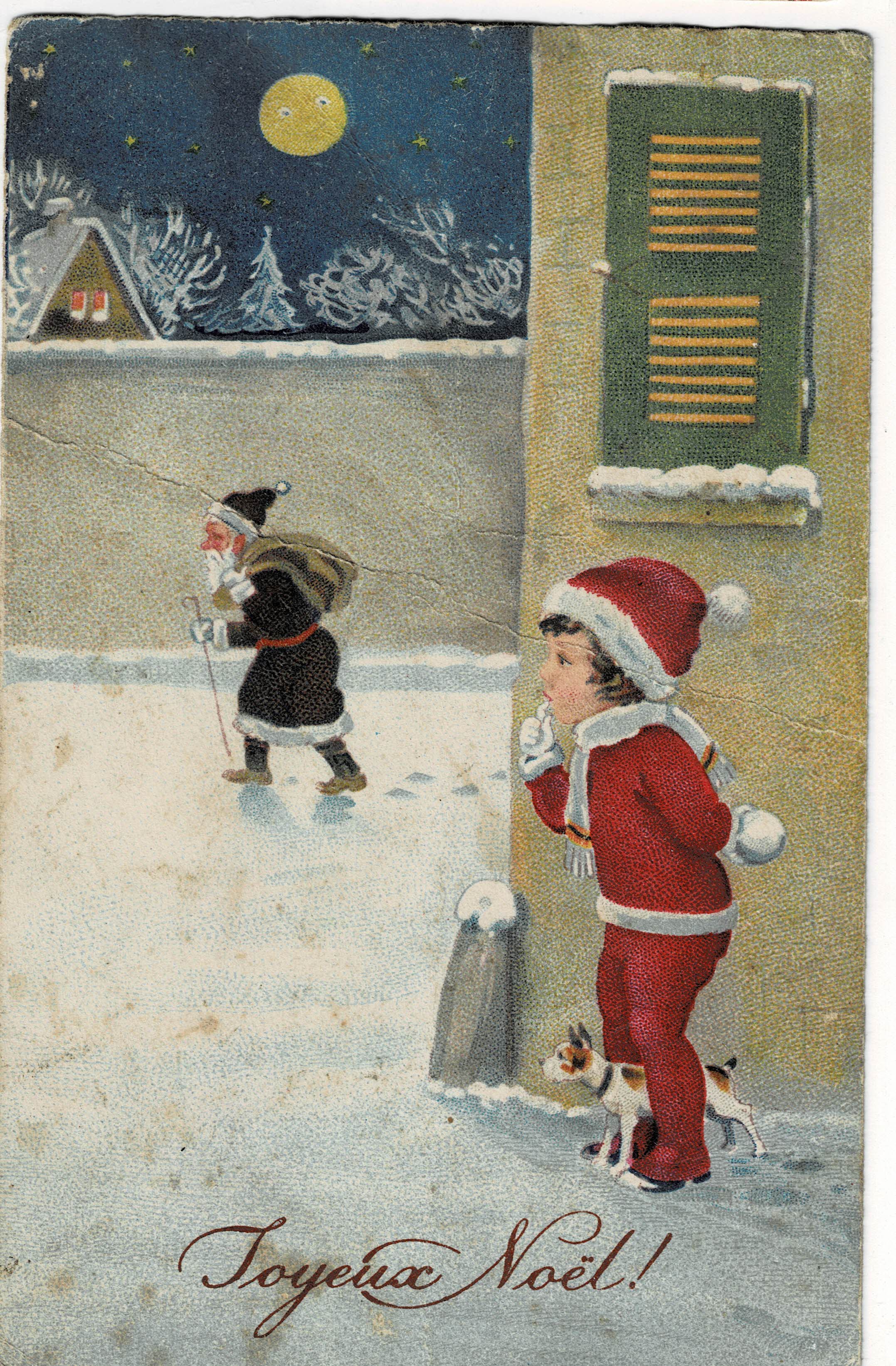 POSTAL DE HUMOR. JOYEUX NOEL.
