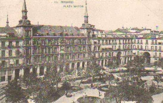 POSTAL ANTIGUA DE MADRID. PLAZA MAYOR.
