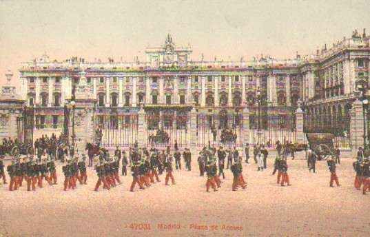 POSTAL ANTIGUA DE MADRID. PLAZA DE ARMAS.