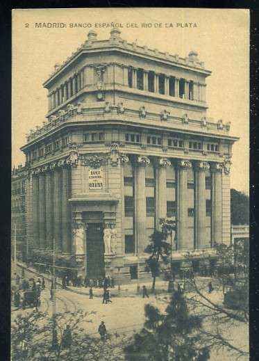 POSTAL ANTIGUA DE MADRID - BANCO ESPAÑOL DEL RIO DE LA PLATA Nº 2