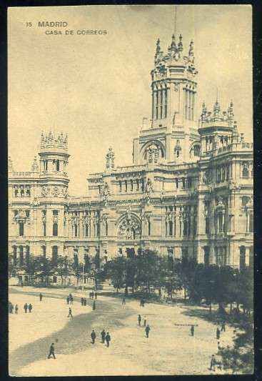 POSTAL ANTIGUA DE MADRID - CASA DE CORREOS Nº 15
