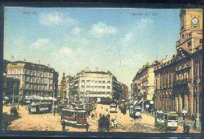 POSTAL ANTIGUA DE MADRID - PUERTA DEL SOL