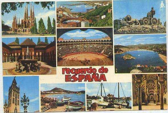 POSTAL DE MADRID. RECUERDO DE ESPAÑA
