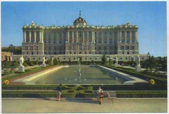 POSTAL DE MADRID. FACHADA NORTE DEL PALACIO REAL Nº 15