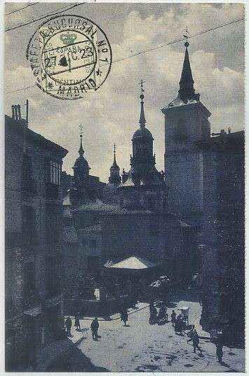 POSTAL ANTIGUA MADRID (REPRODUCCION): IGLESIA DE SAN SEBASTIAN