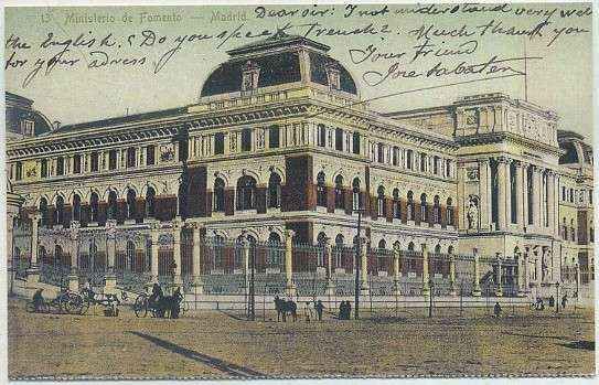 POSTAL ANTIGUA MADRID (REPRODUCCION): MINISTERIO DE FOMENTO