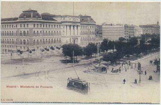 POSTAL ANTIGUA MADRID (REPRODUCCION): MINISTERIO DE FOMENTO