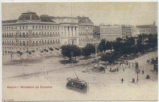 POSTAL ANTIGUA MADRID (REPRODUCCION): MINISTERIO DE FOMENTO