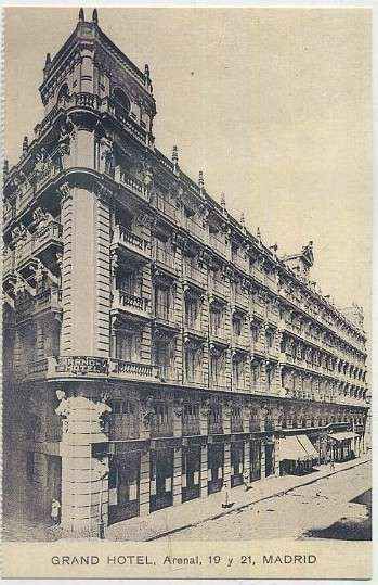 POSTAL ANTIGUA MADRID (REPRODUCCION): GRAN HOTEL. CALLE ARENAL