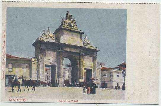 POSTAL ANTIGUA MADRID (REPRODUCCION): PUERTA DE TOLEDO