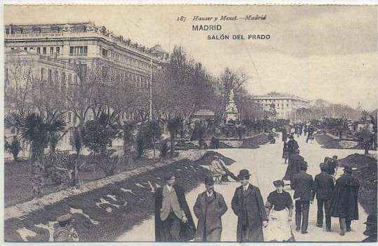 POSTAL ANTIGUA MADRID (REPRODUCCION): SALON DEL PRADO