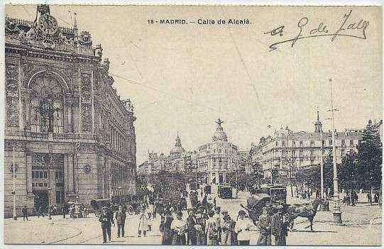POSTAL ANTIGUA MADRID (REPRODUCCION): CALLE DE ALCALA