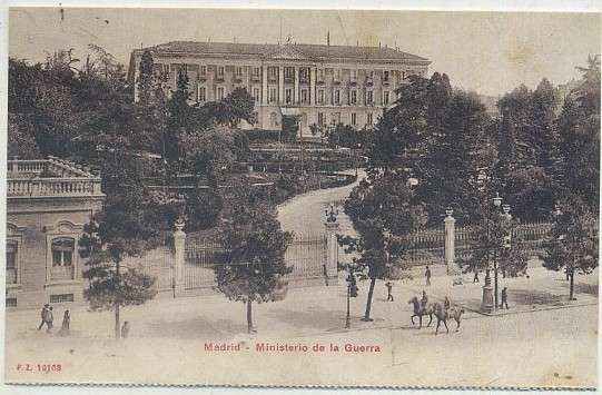 POSTAL ANTIGUA MADRID (REPRODUCCION): MINISTERIO DE LA GUERRA