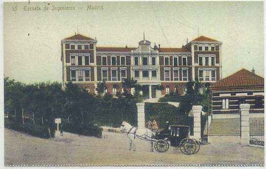 POSTAL ANTIGUA MADRID (REPRODUCCION): ESCUELA DE INGENIEROS