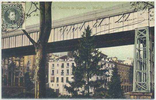 POSTAL ANTIGUA MADRID (REPRODUCCION): VIADUCTO DE SEGOVIA