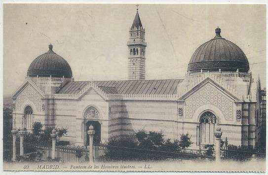 POSTAL ANTIGUA MADRID (REPRODUCCION): PANTEON DE LOS HOMBRES ILUSTRES