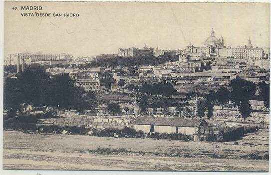 POSTAL ANTIGUA MADRID (REPRODUCCION): VISTA DESDE SAN ISIDRO