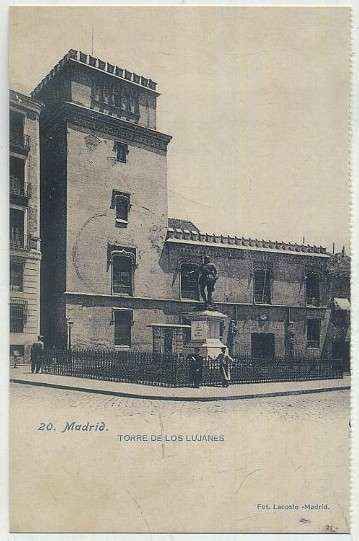 POSTAL ANTIGUA MADRID (REPRODUCCION): TORRE DE LOS TUJANES