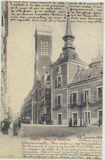 POSTAL ANTIGUA MADRID (REPRODUCCION): PLAZA DE PROVINCIA