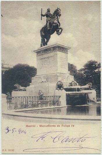 POSTAL ANTIGUA MADRID (REPRODUCCION): MONUMENTO DE FELIPE Vl