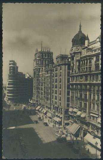 POSTAL DE MADRID: GRAN VIA