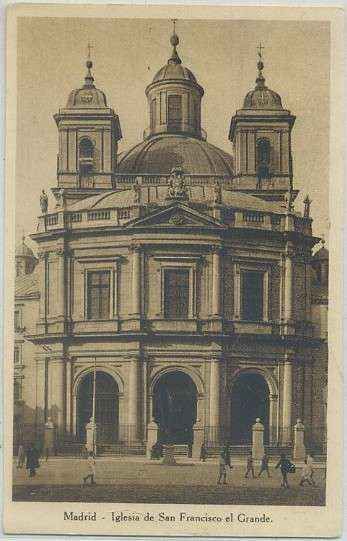 POSTAL DE MADRID: IGLESIA DE SAN FRANCISCO