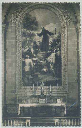 POSTAL DE MADRID: IGLESIA DE SAN FRANCISCO. SAN BERNARDINO DE SENA