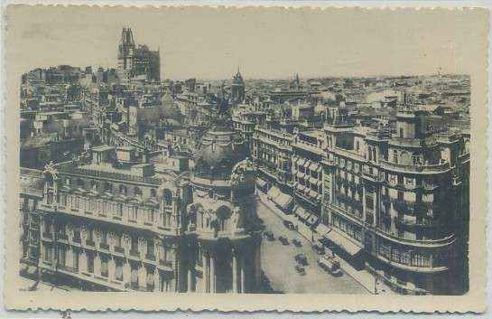 POSTAL DE MADRID: VISTA PARCIAL PANORAMICA Nº 14