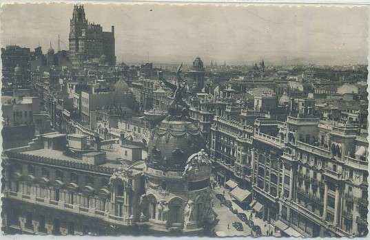 POSTAL DE MADRID: VISTA PARCIAL PANORAMICA Nº 14